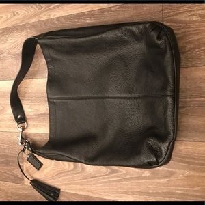 Black Leather Coach Purse